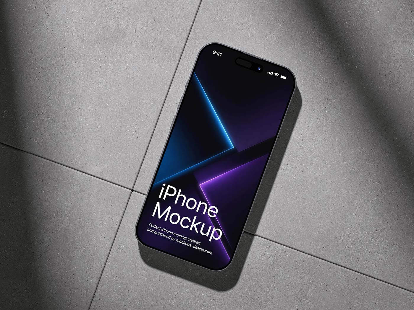 Free Sunlit iPhone Mockup
