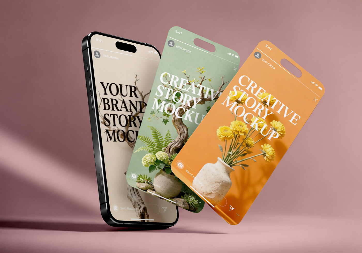 Free Instagram Story Mockup