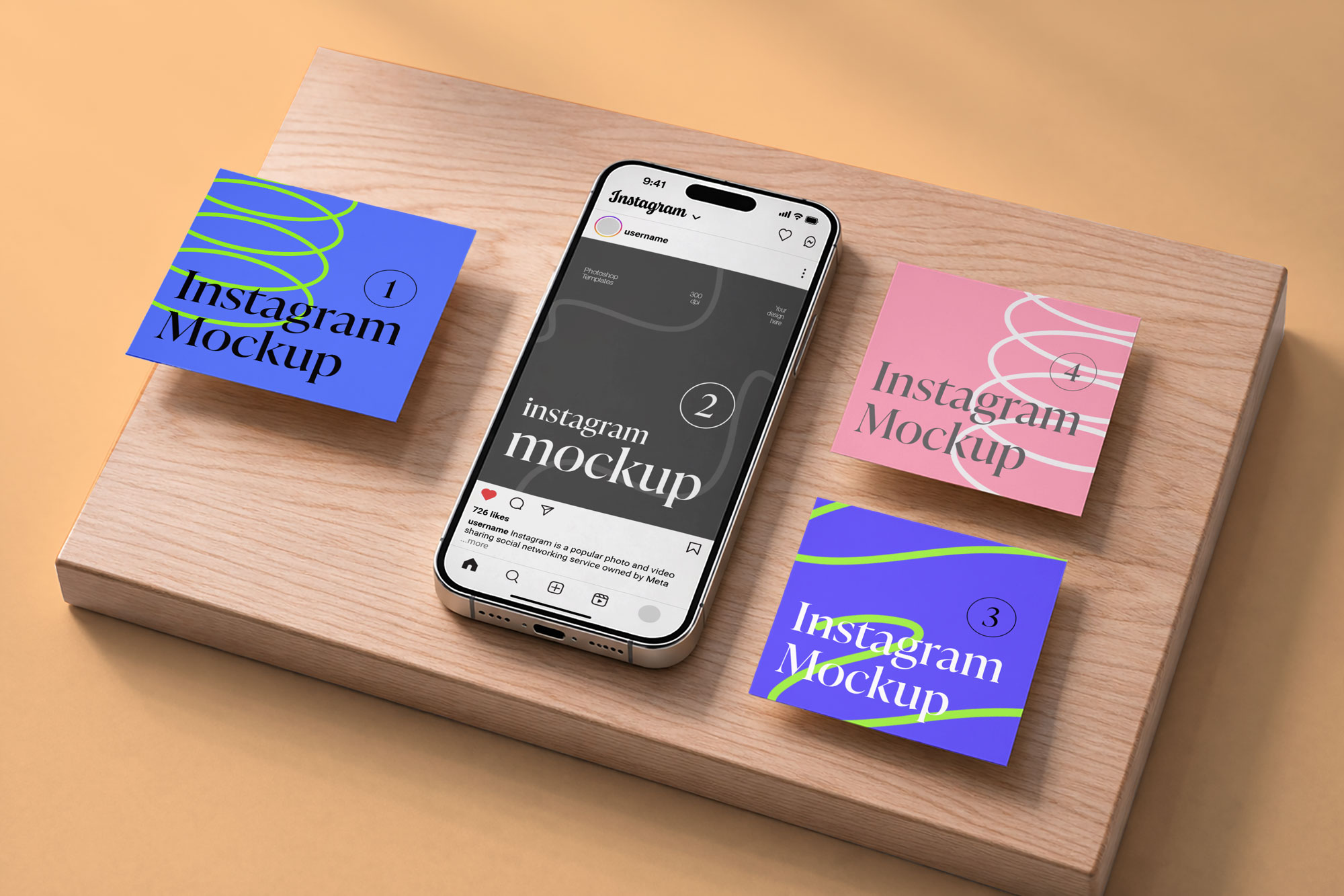 Free Instagram Post Mockup