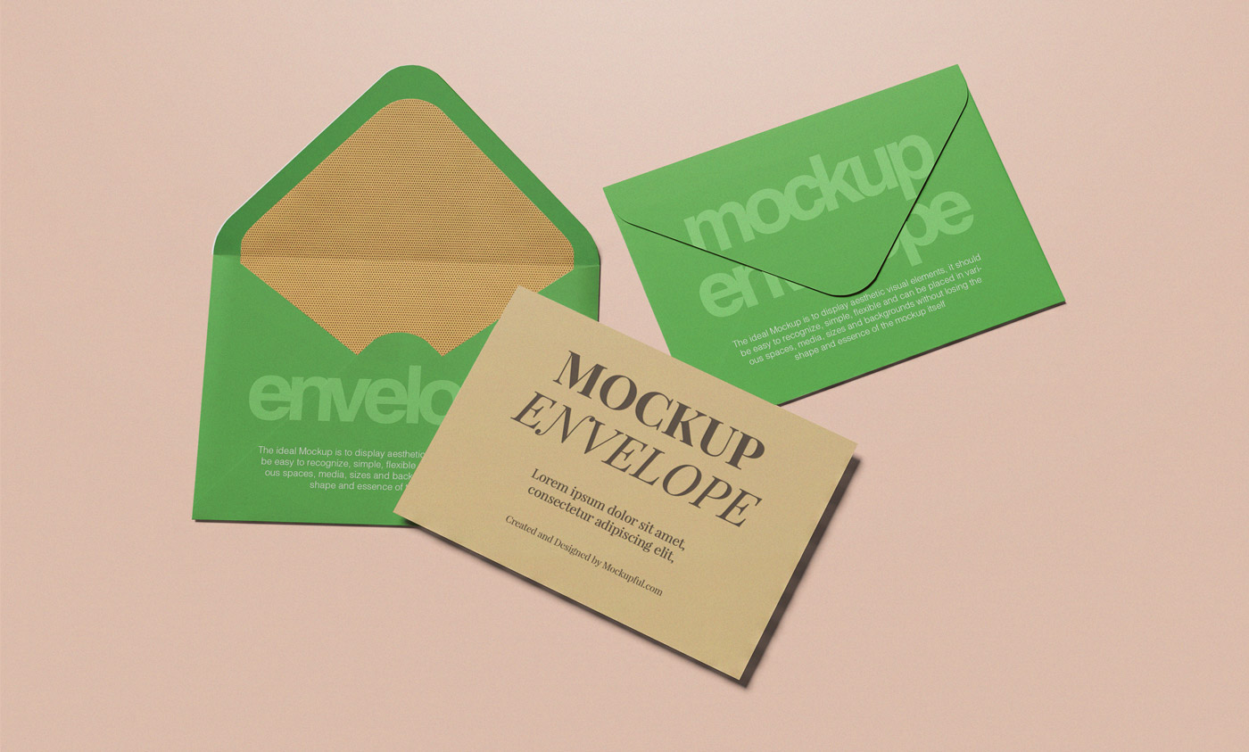 Free C6 Envelope Mockup