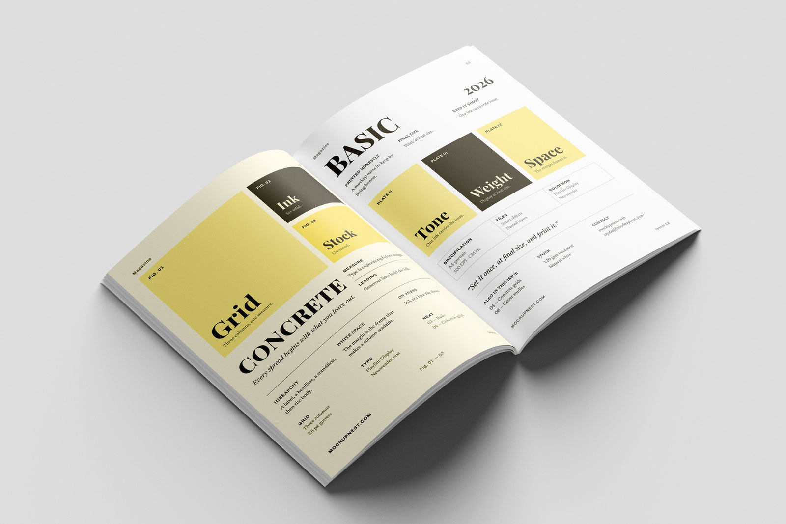 Free EU Magazine Mockup