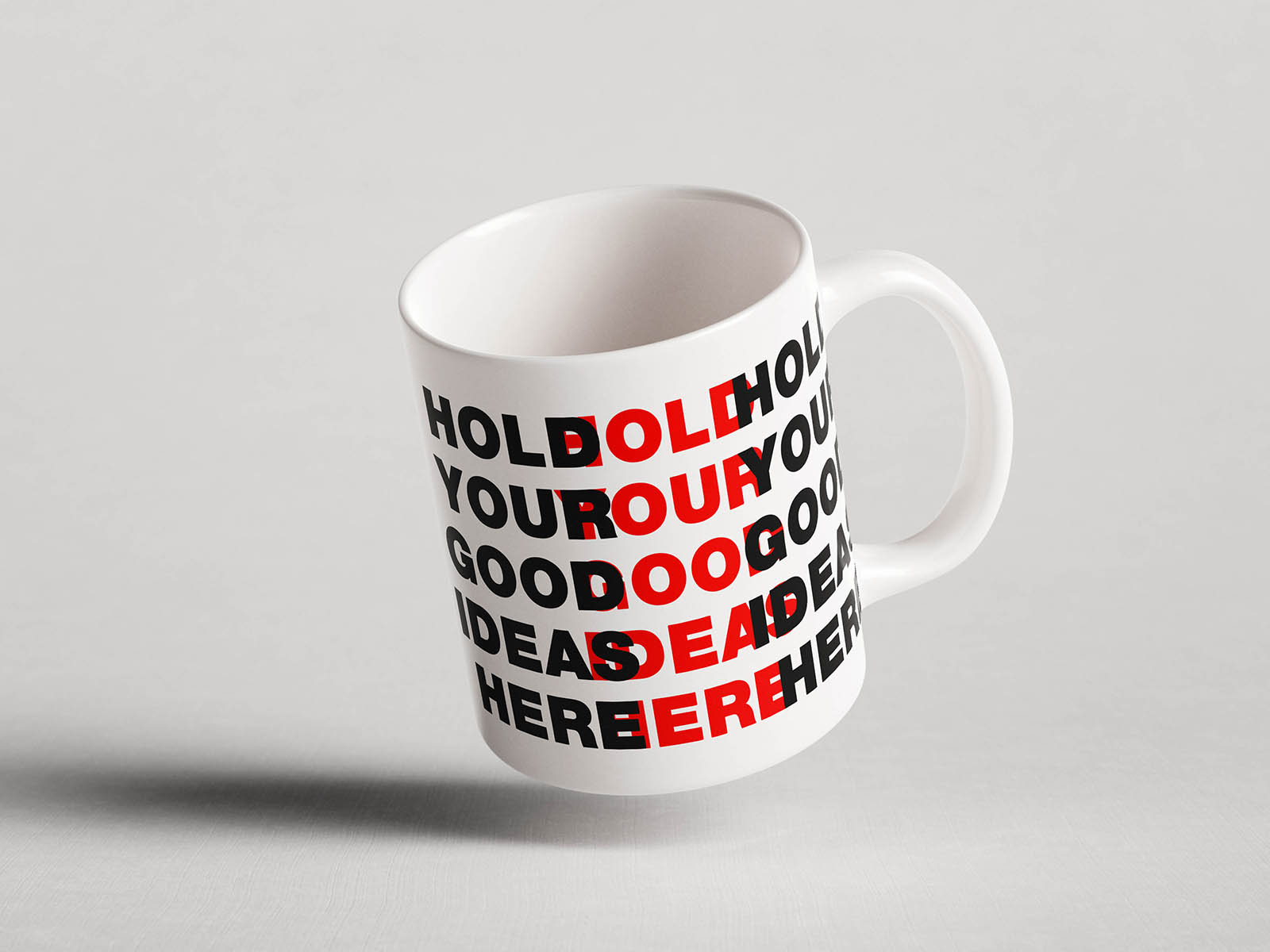 Free Glossy Ceramic Mug Mockup