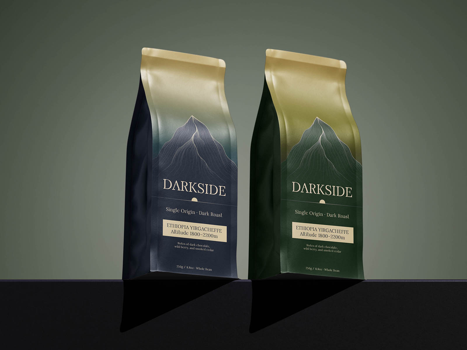 Free Stand Pouch Bag Mockup