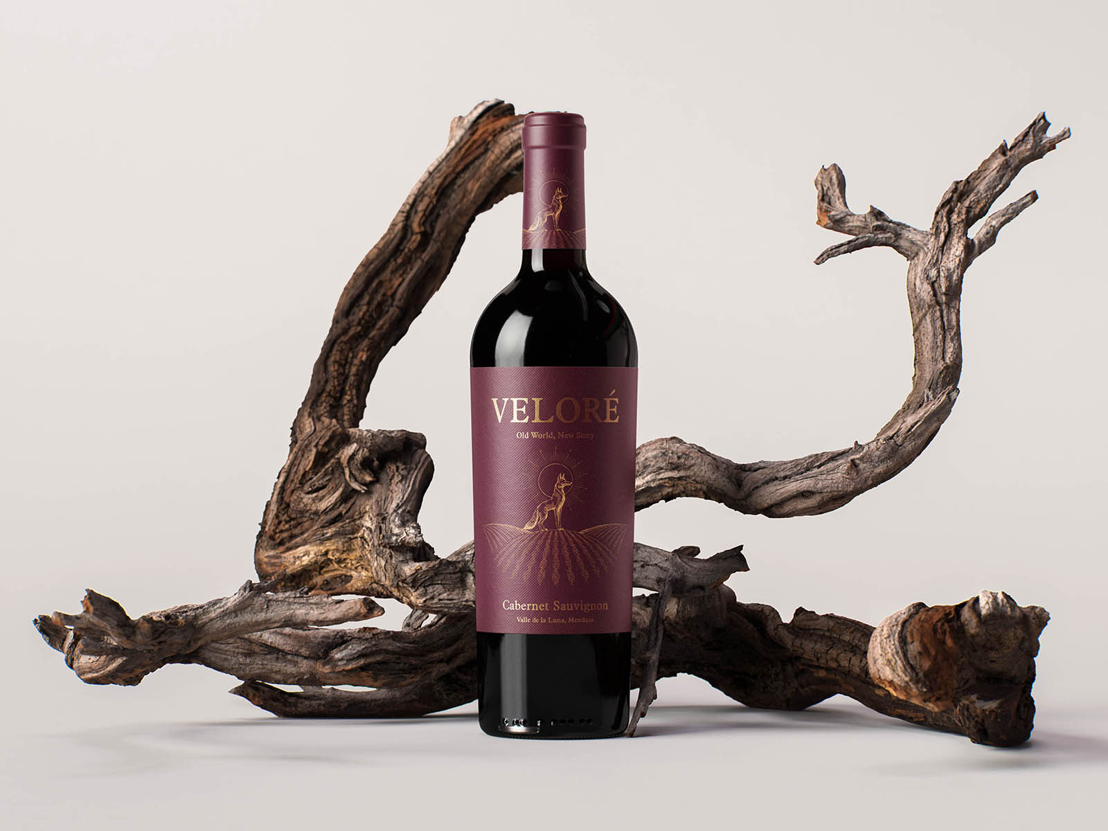 Free Wine Bottle Mockup