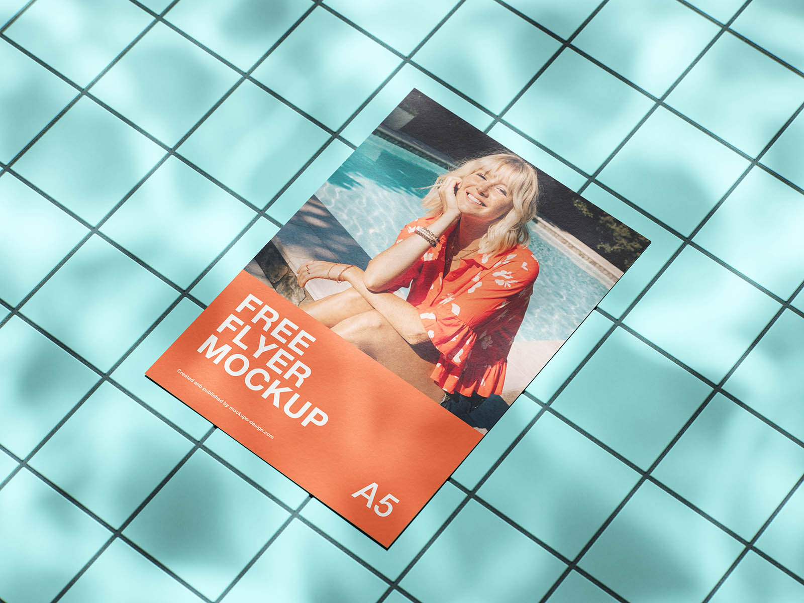 Free A5 Flyer Mockup Free A5 Flyer Mockup