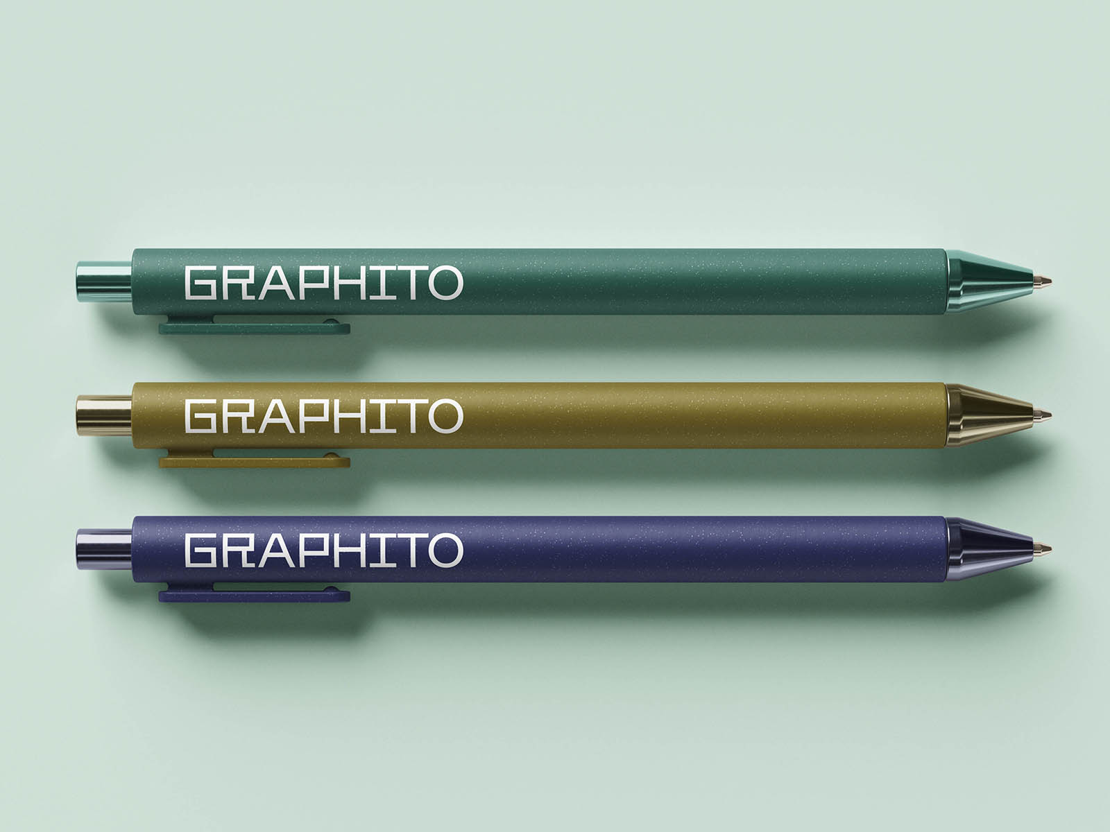 Soft-touch Ballpoint Pen Mockup