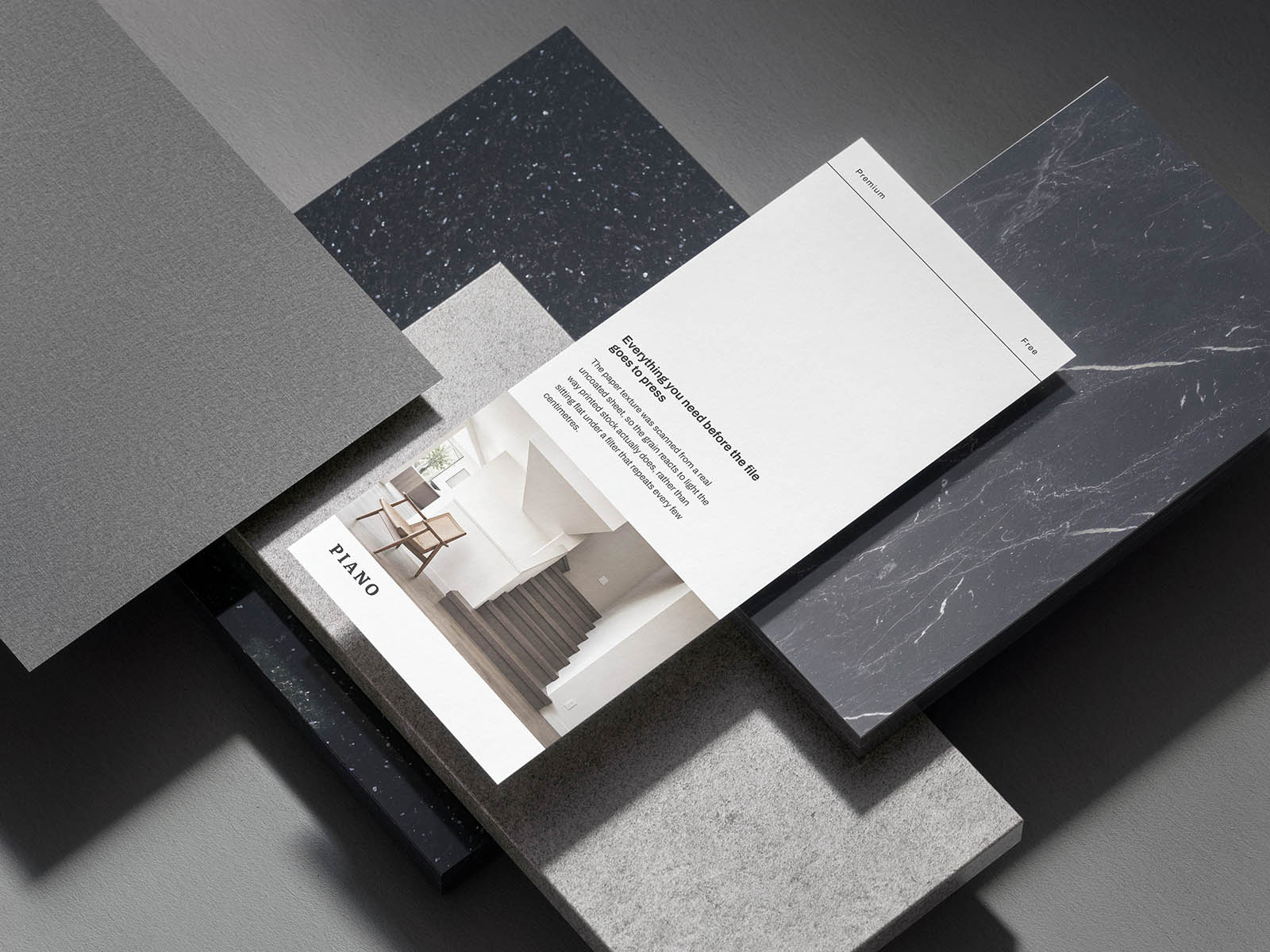 Free US Slim Vertical Flyer Mockup
