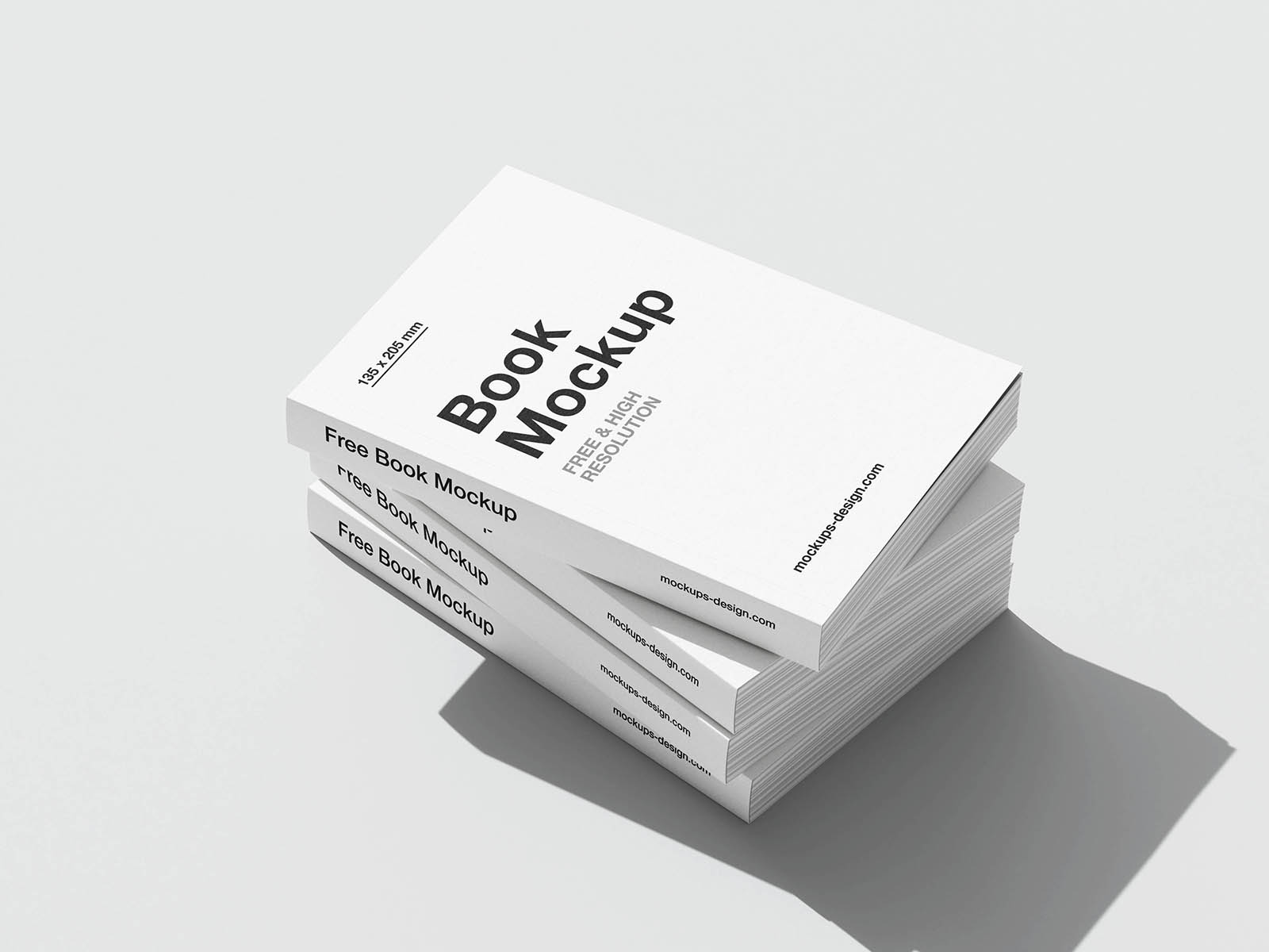 Free Softcover Book Mockup