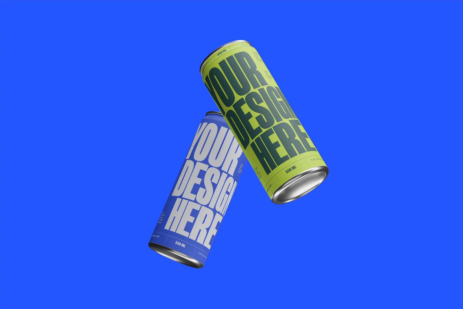 Free Crossed Can Mockup