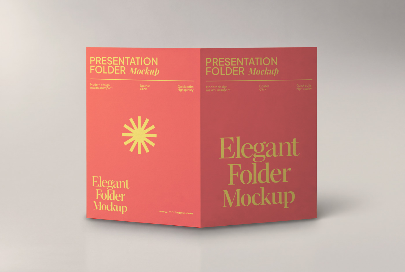 Free Open Folder Mockup Free Open Folder Mockup