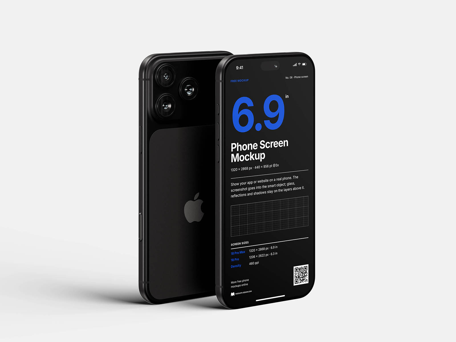Free iPhone 18 Pro Max Mockup