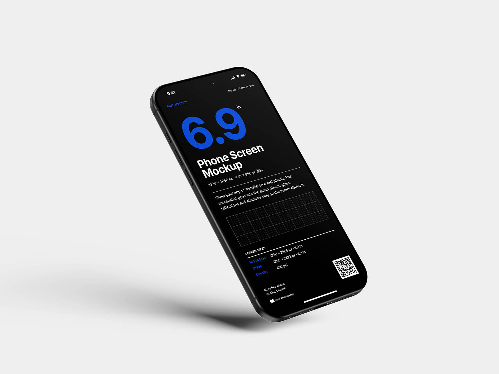Free iPhone 18 Pro Max Mockup Free iPhone 18 Pro Max Mockup