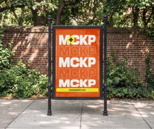 Free Outdoor Citylight Poster Mockup