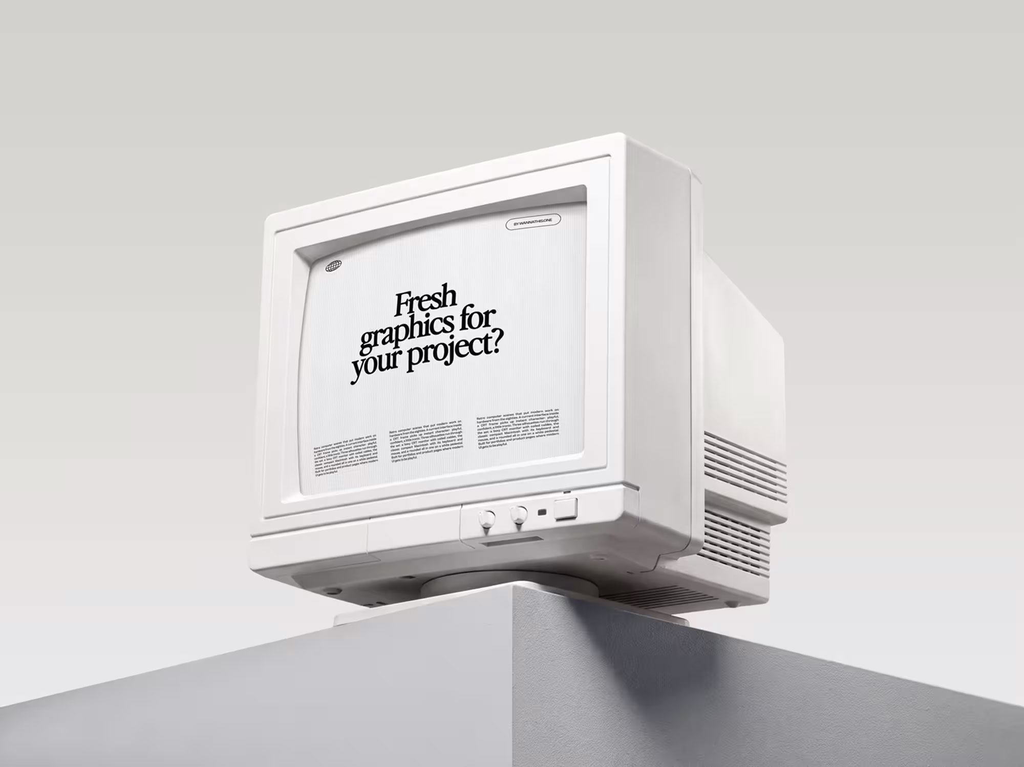 Free Monitor Mockup